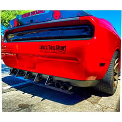 Authority Motorsport Original Rear Diffuser Kit V2 5 Piece V2 SXT SRT RT Hellcat 2009-2014 *** Made in The USA ***