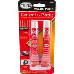 Testors Cement For Plastic Value Pack 2/Pkg-.875oz