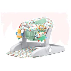 Summer Infant Summer Learn-to-Sit 2-Position Floor Seat, Multi Funfetti Neutral