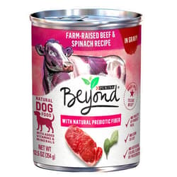 Beyond Purina Beyond Grain Free, Natural Gravy Wet Dog Food, Grain Free Beef & Spinach Recipe - (12) 12.5 oz. Cans