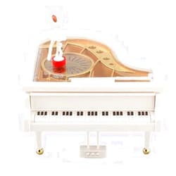 MAYMII Mechanical Classical Ballerina Girl on The Piano Music Box