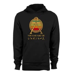 GEEK TEEZ Stargate Inspired No Place Like Home Men's Hoodie