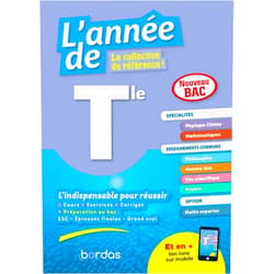 Collectif,David Dubus,Denis Regaud,Sandrine Schreyeck,Bernard Msihid,Fabien Aoustin,Dominique Boissier,Laurent Coulomb,Magali Domain,Loïc Hamandjian,Sébastien Piecuch,Bénédicte Zielewski,Pascal Chauvel,Claire Vittecoq L'Année de Tle Spécialités Physique-Chimie + Maths