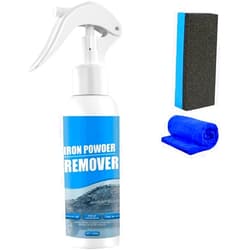 Generic Iron Powder Remover,Rustout Instant Remover Spray,Car Rust Removal Spray.Multifunctional Rust Removal Spray for Rust from Tools, Metals, Car Parts, Etc. (Blue#1) Z
