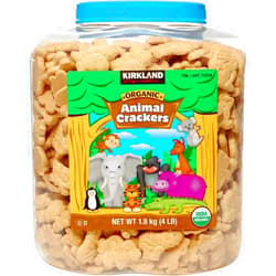 Kirkland Signature Organic Animal Crackers, 4 lbs (2 Pack)