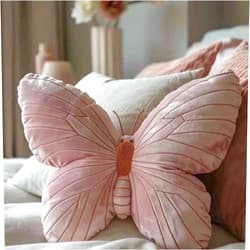 QUIRAI Butterfly Throw Pillow 11.8