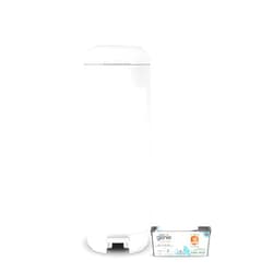 Diaper Genie Signature Pail Includes 1 Easy Roll Refill with 18 Bags | Holds Up to 846 Newborn-Sized Diapers Per Refill
