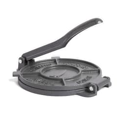 ALPHA LIVING 50520A 8 Inch Quesadilla Heavy Duty Empanada Press – Cast Iron Tortilla Maker for Kitchen, Home Use