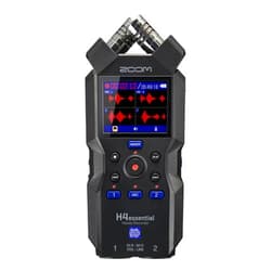 Zoom H4essential 4-Track Handy Recorder (2024 Model, Essential Series) with 32-Bit Float, Accessibility, Stereo Microphones, 2 XLR/TRS Combo Inputs, USB Interface, for Musicians, Podcasters, and More