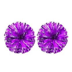 PATIKIL PET Cheerleading Pom Poms with Finger Holes for Sport Game
