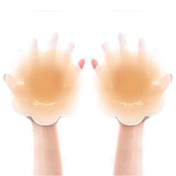 Shintrend Breast Lift Pasties Nipple Cover: 5.1inch Silicone Strapless Sticky Bra for Women Reusable
