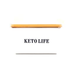 Pash Vista Porcelain Butter Dish - KETO LIFE - Secure Airtight Bamboo Lid with Seal Ring - Stylish Large Porcelain Butter Dish - Quality and Value