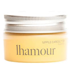 Lhamour 100% Natural Nipple Butter for Breastfeeding Moms, Soothing Nipple Cream with Coconut & Olive Oils, Beeswax, Safe for Baby, Relief for Sore, Dry & Cracked Skin, 1 oz