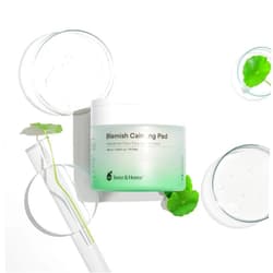 Terez & Honor Blemish Calming Toner Pads Korean Skin Care for Face with Advanced Eyelash Serum