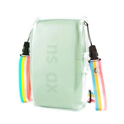 Rieibi Mini Link 3 Case - Protective Case for Fujifilm Instax Mini Link 3 Smartphone Printer, Clear Case for Instax Mini Link 3 Cover with Shoulder Strap