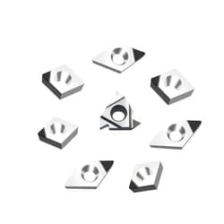 MABUARN PCD Turning Inserts Mixed Set for CNC Lathe Turning Tool Holder Set Replacement, Indexable Inserts for Aluminum Copper Machining, Mixed 8 Pieces or 7 Pieces (for 5/16