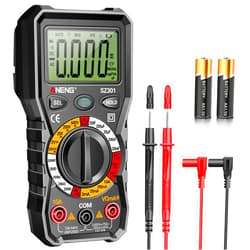 ANENG Digital Multimeter with Case,DC AC Voltmeter,Ohm Volt Amp Meter,Measures Voltage,Current,Resistance,Continuity,Diodes,Electric Tools for Househould Outlet,Automotive Battery Test