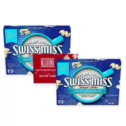 Bellatavo White Chocolate Hot Cocoa Mix Bundle. Includes Two-11.04 Oz Boxes of Swiss Miss White Chocolate Hot Cocoa Mix and a BELLATAVO Recipe Card! One Box Has 8 Counts of White Chocolate Cocoa Mix