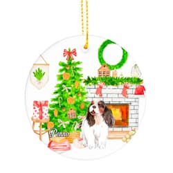 Custom Calvier King Charles Dog Ornaments for Christmas Tree - Calvier King Charles Dog Ornament for Women, Mom, Friend Calvier King Charles Ornament Dog Lover Decoration Gifts