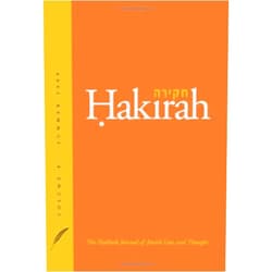 Heshey Zelcer,Marc B. Shapiro,Asher Benzion Buchman,Eliezer Ben Porat,Marc D. Angel,Michael J. Broyde,Kenneth Auman,David Nimmer,Chaim Landerer,Yacov Balsam Hakirah: The Flatbush Journal of Jewish Law and Thought