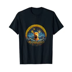 Gheorghe's Artisanal Accent Loyal Paws Design. American Staffordshire Terrier T-Shirt