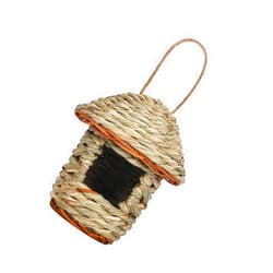 Balacoo Handmade Hanging Bird House Woven Bird Nest Kit for Cold Weather Birds Breeding Nest