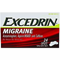 Excedrin Migraine Pain Reliever Caplets 24 ea