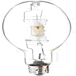 Satco S5825 4200K 350-Watt Clear Pulse Start Universal Mount Mogul Base ED28 Metal Halide Lamp