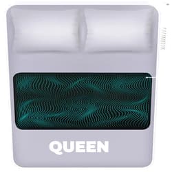 HomeLuvo Grounding Sleeping Mat for Bed - Queen Size Mattress Cover Pads Product Kit for Feet Sleep Rest Yoga Workout Pain Relief Balance Wellness - Earth Connected Grounded PMF Mat (Queen)