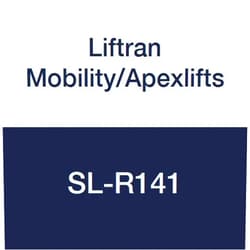 Liftran Mobility/Apexlifts SL-R141 Invacare Sling with Commode Opening, Mesh, 600 lb. Weight Capacity, 2XL