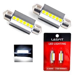 LASFIT 36MM LED Bulb Festoon 6418 6411 DE3423 LED Use for Dome Map Door Interior Door Trunk Glove Box Lights 6000K White Light(2pcs)