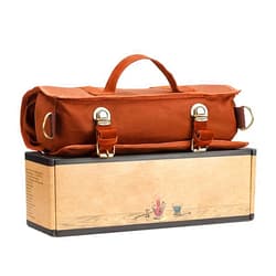 Generic Mixology Gear Organizer - Bartender Tool Holder, Cocktail Equipment Case | Canvas Bar Toolls Travel Bag, Leather Mixology Kit Carrier with 25 Pockets and Inner Strap for Professionals 18.5x14.9 Inches