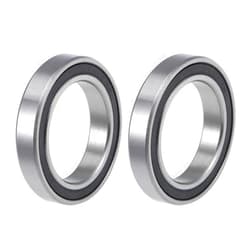 uxcell 6805-2RS Deep Groove Ball Bearings 25mm Inner Dia 37mm OD 7mm Bore Double Sealed Chrome Steel Z2 2pcs