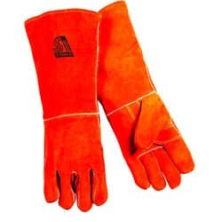 Steiner 21918-X Welding Gloves, Brown Y-Series 18-Inch Length Shoulder Split Cowhide, Foam Lined, Extra Large