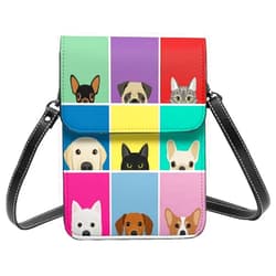 FuriTou Nutcracker Mouse King Ballet Dance Cell Phone Purse Crossbody Bags For Women Men Wallet Purses With Adjustable Strap