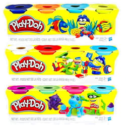 Play-Doh HASB5517BAMZ 4-Pack of Colors Gift Set Bundle (12 Cans-48 Oz)