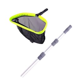 Sepetrel Professional Double-Layer Rake & 15 Foot Pool Pole