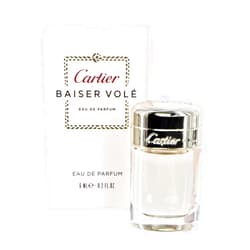 CARTIER BAISER VOLE by Cartier. Eau De Parfum 6ml-0.2fl.oz. For Women. SPLASH. MINI (Note Minis Approximately 1-2 Inches in Height). Boxed.