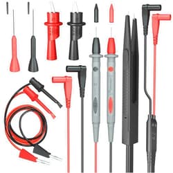 Handskit Electrical Multimeter Test Leads Set with Alligator Clips Test Hook Test Probes Lead Professional Kit 1000V 10A CAT.II