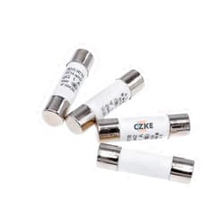 XUEFU 5Pcs 10 * 38 Fast Blow Ceramic Fuse 10x38mm Fuse 500V 0.5A 1A 2A 4A 5A 6A 8A 10A 16A 20A 32A RO15 RT18 RT14 (Size : 4A)