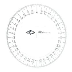 Alvin, P234, Circular Protractor, 360 Degrees - 4