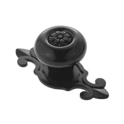 USonline911 12Pcs Vintage Ceramic Cabinet Knobs Handles Pulls for Drawer Closet Dresser Cupboard Wardrobe Furniture Door Kitchen (Black)