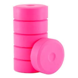 Jack Richeson Richeson Tempera Cakes and Sets - Small, Fluorescent Pink, Pkg of 6