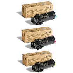 Xerox Phaser 6510/WorkCentre 6515 Cyan, Magenta and Yellow Toner Cartridge Set
