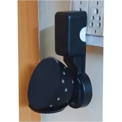 Saifsmart Echo Pop Wall Mount, Outlet Wall Mount Stand for Echo Pop, Holder Mount with Cord Management for Space-Saving, No Messy Cords or Screws, Perfect Speaker Accessories (Echo-POP-Black)