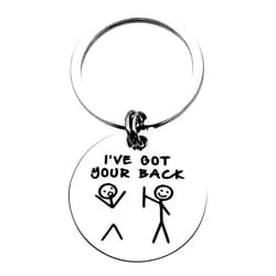 Xyqcy Funny Friendship Gifts for Women Men, Best Friend Keychain for Friends BFF Besties Companion, I've Got Your Back Key chain for Brother Sister Son Daughter Graduation Birthday Valentines Gift