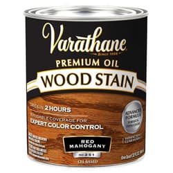 Varathane 211724H Premium Wood Stain, Quart, Red Mahogany