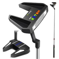 HUAEN Golf Putter for Men and Women Right Handed Putters w Aim Line Golf Head Cover Included-34 Inches Right Hand