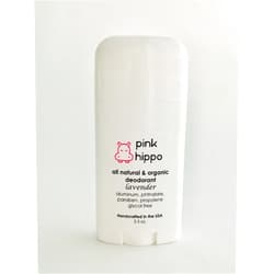 MANDOYV Pink Hippo All Natural Deodorant- Lavender Organic, Aluminum-Free, Phthalate- Free, Paraben- Free 3.3oz …