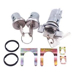 MOTOKU Ignition Switch and Door Lock Cylinder Kit for Chevy for GMC for Pontiac for Cadillac for Buick 1979-1999 Tumbler with Keys